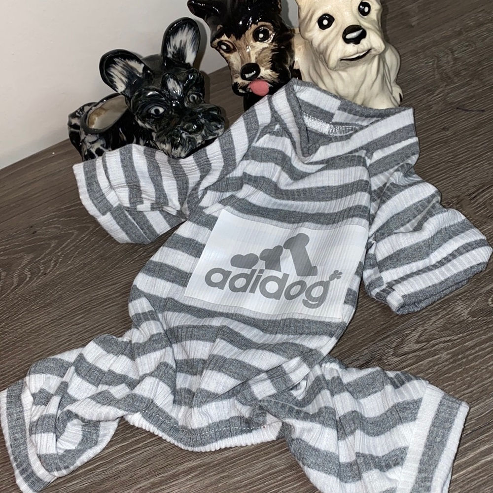 Adidog Striped Pajamas - Toy Breed